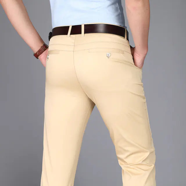 High-Quality Cotton Business Suit Pants