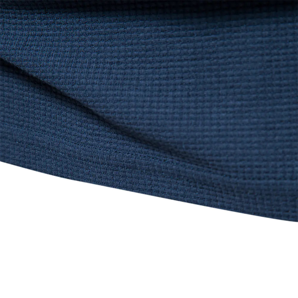 Men's Plain Waffle Knit T-Shirt