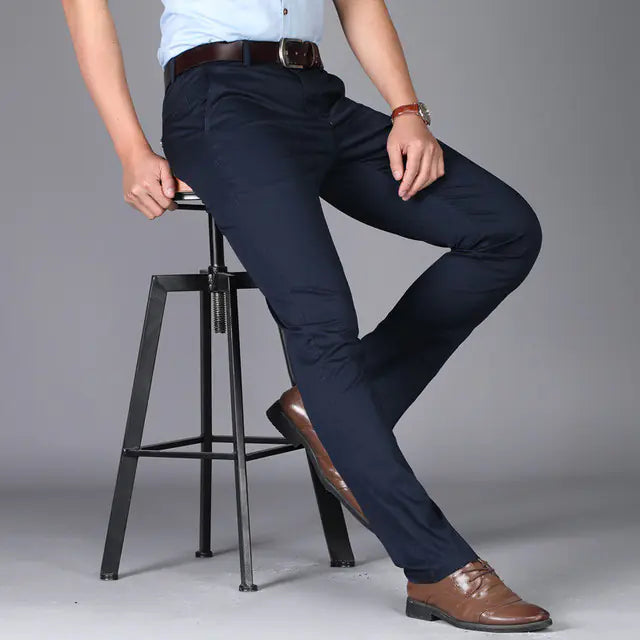 High-Quality Cotton Business Suit Pants