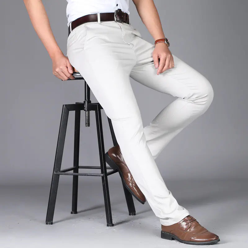 High-Quality Cotton Business Suit Pants