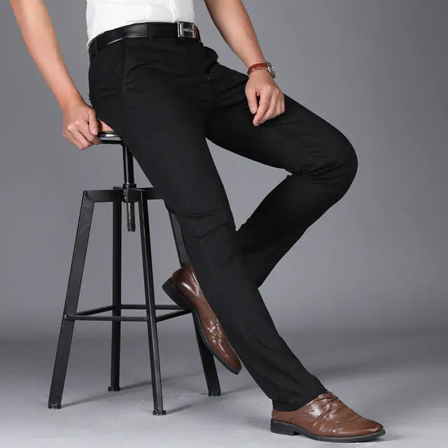 High-Quality Cotton Business Suit Pants