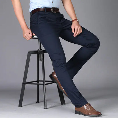 High-Quality Cotton Business Suit Pants