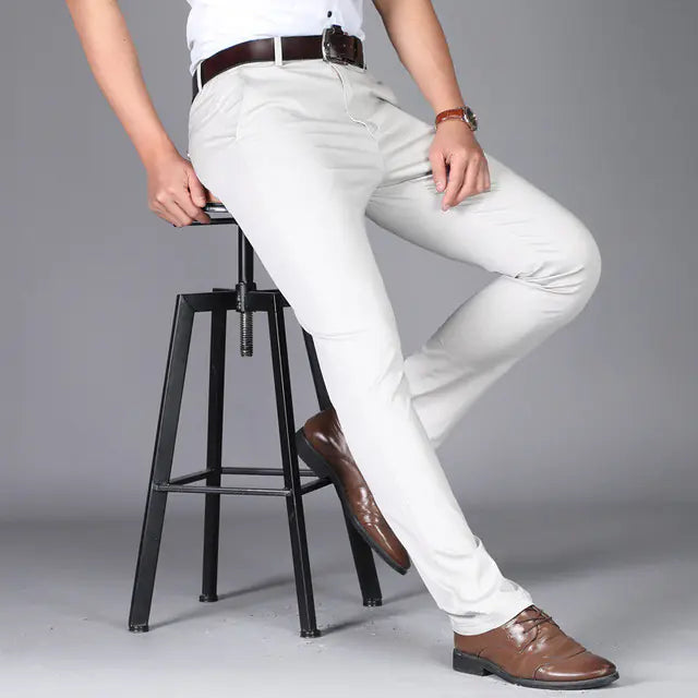 High-Quality Cotton Business Suit Pants